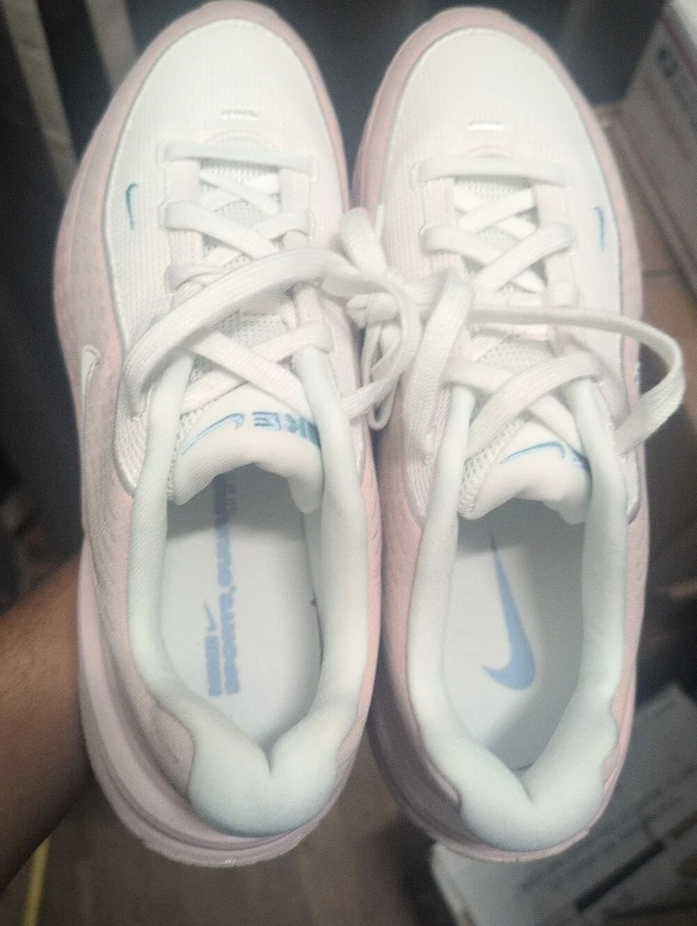Nike Uplift SC White Silt Red Light Armoury Blue (Women's) Size 9.5